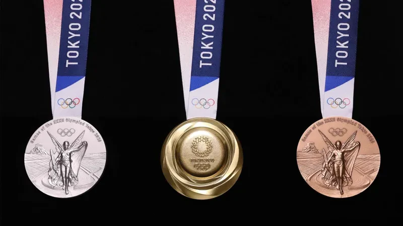 médailles podium jeux olympiques
