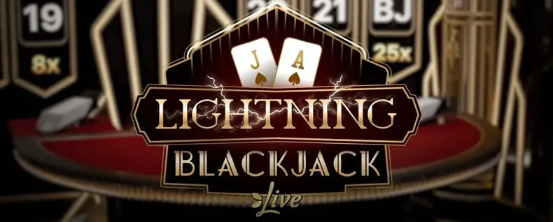 Logo du lightning blackjack