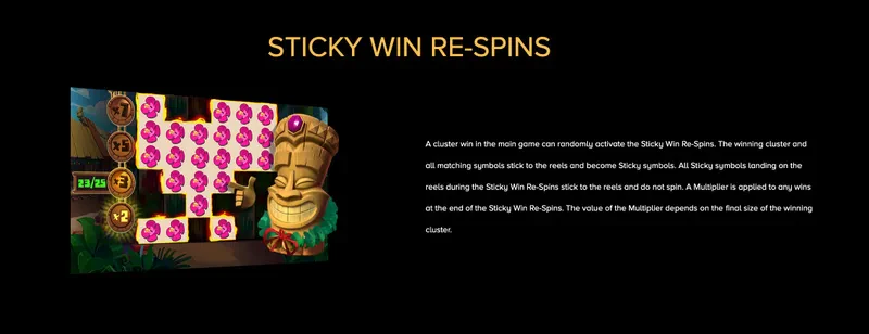 sticky win re-spins