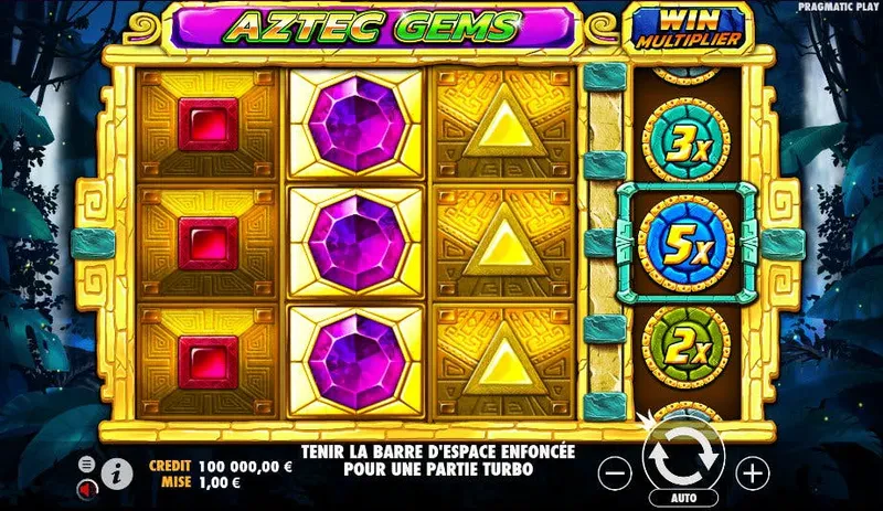 interface jeu aztec gems
