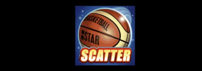 Basketball Star on Fire Scatter