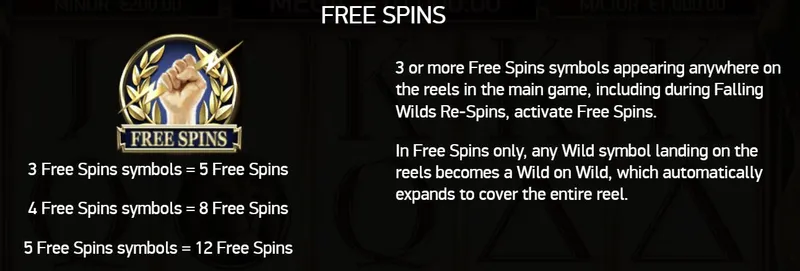 bonus free spins divine fortune