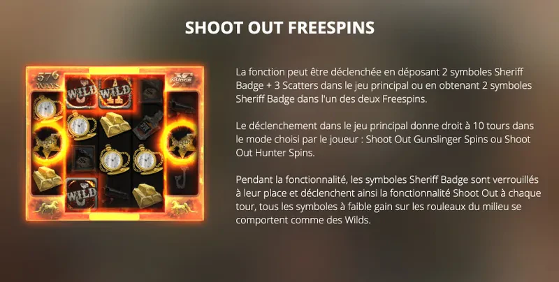 shoot out freespins