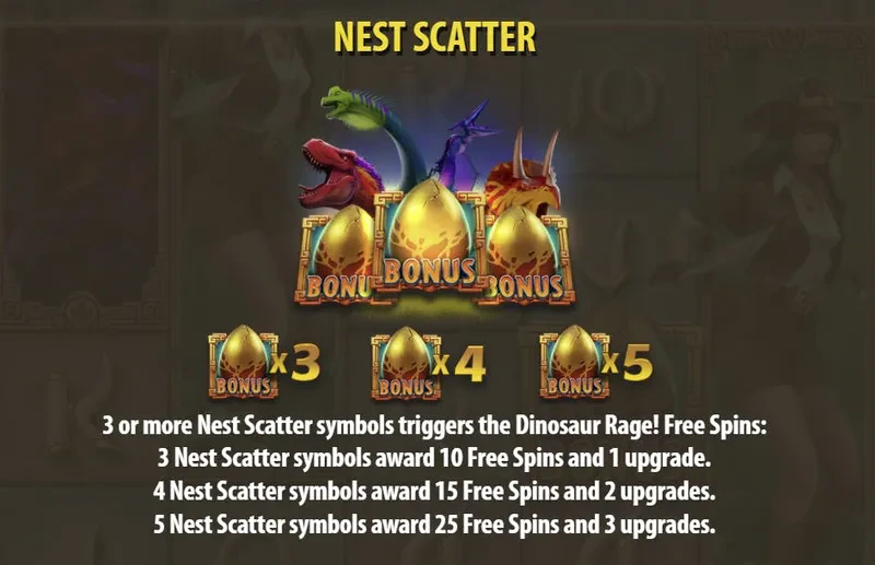 bonus dinosaur rage