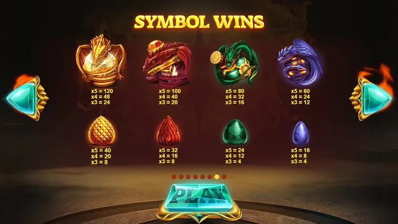 symboles dragon's fire