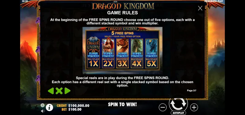 bonus dragon kingdom