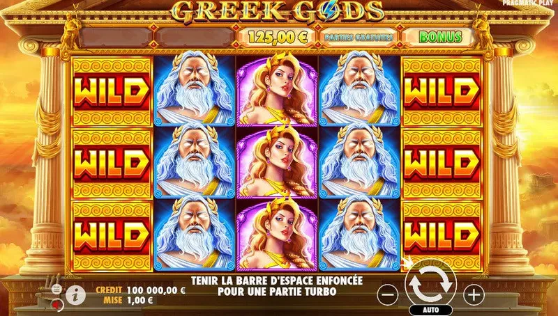 interface jeu greek gods