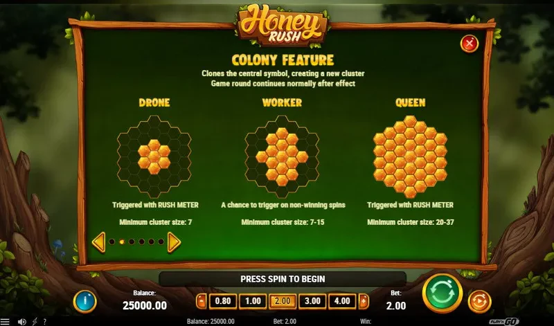 colony honey rush