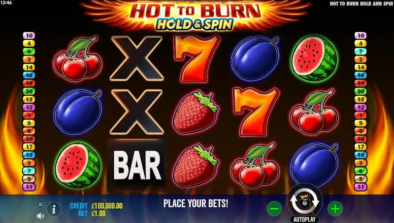 slot hot to burn