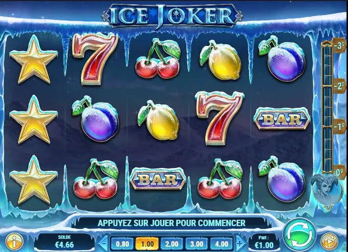 interface jeu ice joker