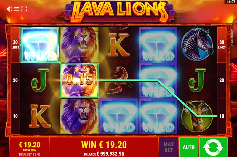bonus lava lions