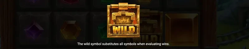 Symbole wild sur Mega Mine