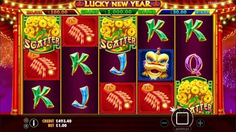 scatter lucky new year