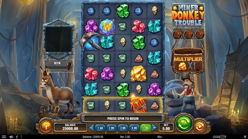 miner donkey trouble screenshot