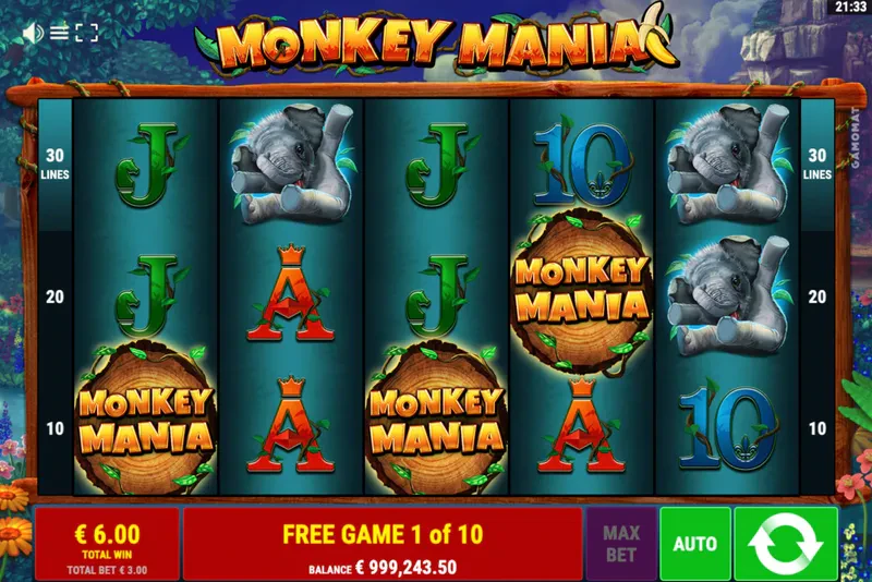 scatter monkey mania