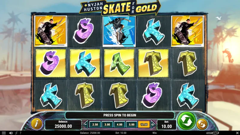 nyjah huston skate for gold screenshot