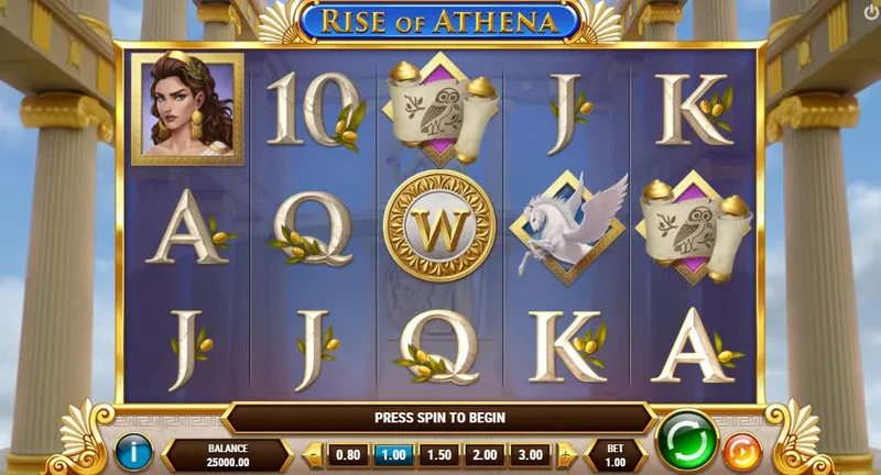 interface jeu rise of athena