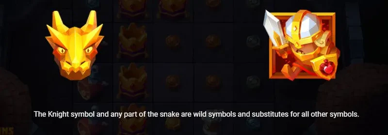 symboles wild snake arena