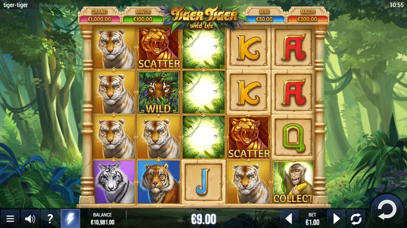 money collect feature tiger tiger