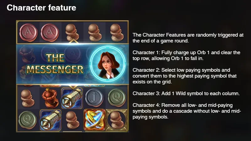 character feature the shadow order