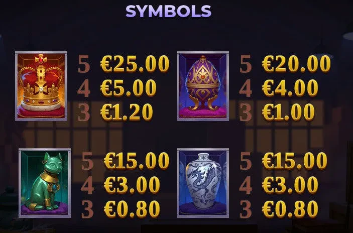 symboles vault of fortune