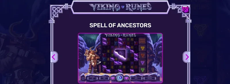 Viking runes spell of ancestors