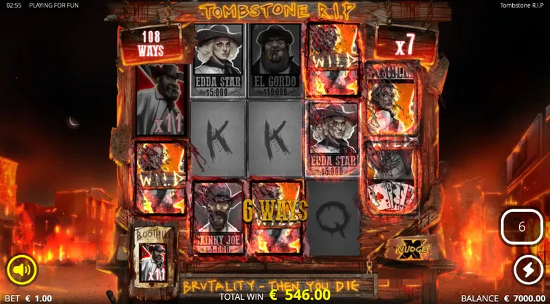 boothill freespins tombstone rip
