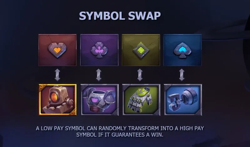 symbols swap wild robo factory