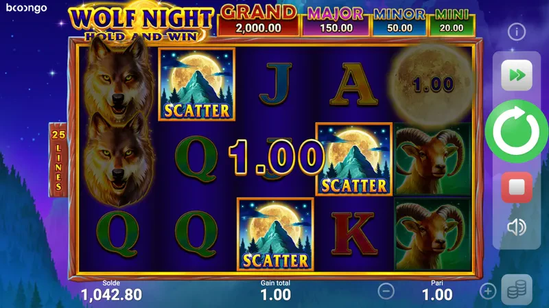 scatter free spins wolf night
