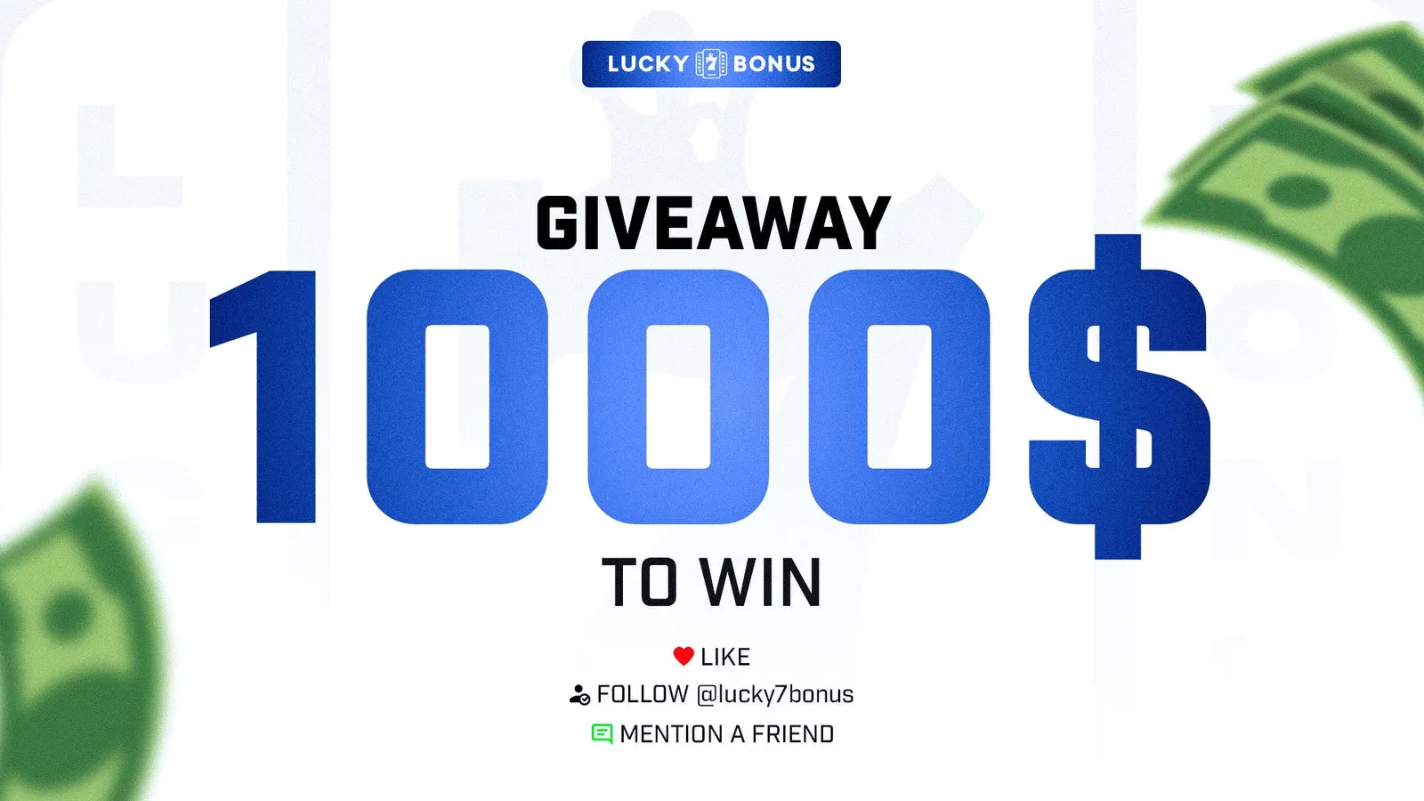 1000$ Giveaway