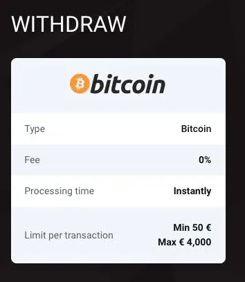 withdraw bitstarz