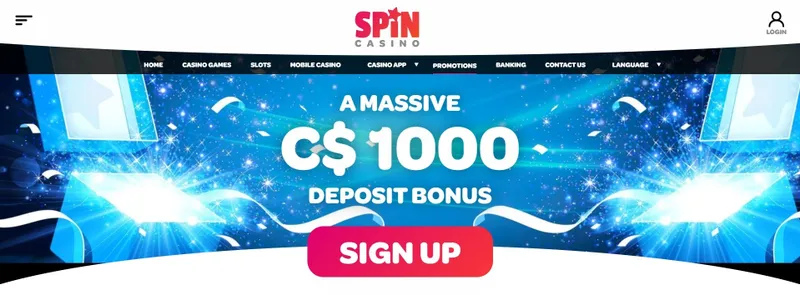 welcome bonus spin casino