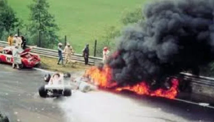 Niki Lauda accident Grand Prix d'Allemagne 1976