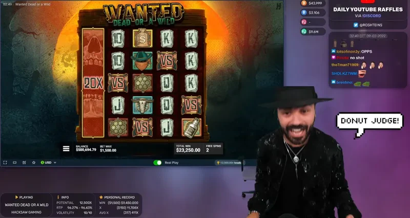 roshtein gain 16 millions wanted dead or a wild stream twitch