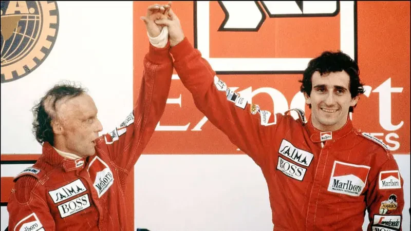 Niki Lauda Alain Prost