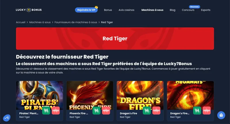 machines a sous red tiger lucky7bonus