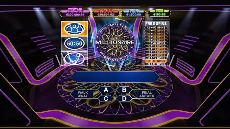 machine a sous who wants to be a millionaire megapays big time gaming