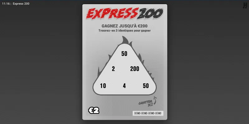 Express 200 est doté d’un RTP de 85,1 % et vous permet de gagner jusqu’à 200 euros