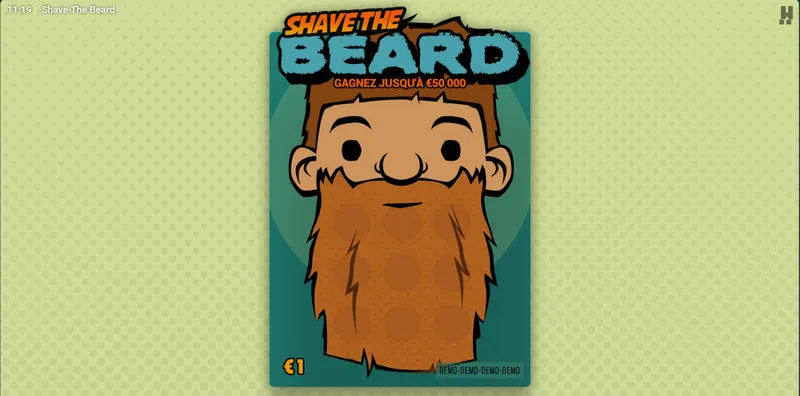 Shave The Beard est un ticket à gratter avec un retour théorique aux joueurs intéressant