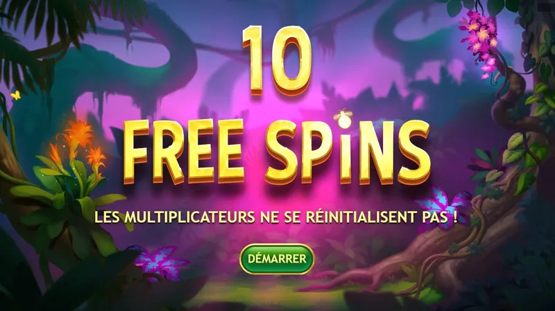 bonus 10 free spins multifly!