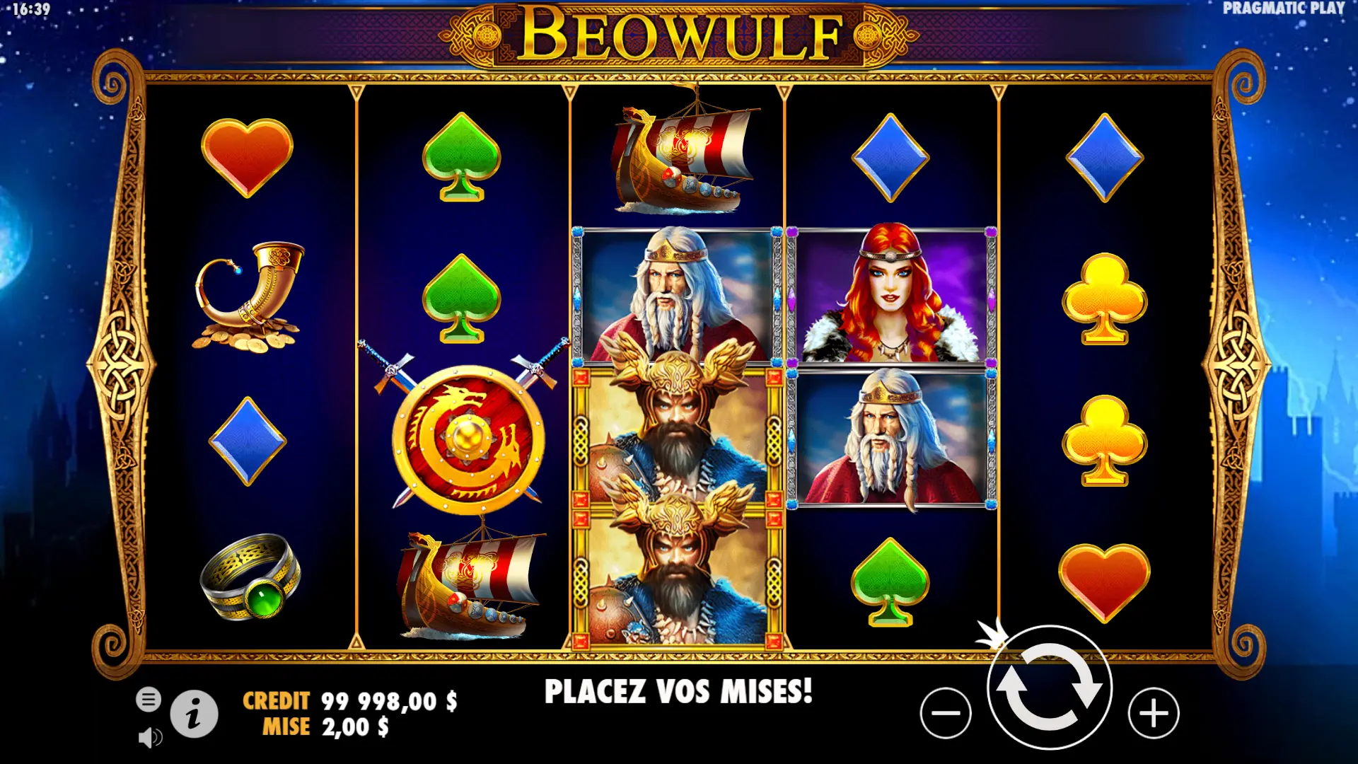 The Beowulf slot machine by Pragmatic Play