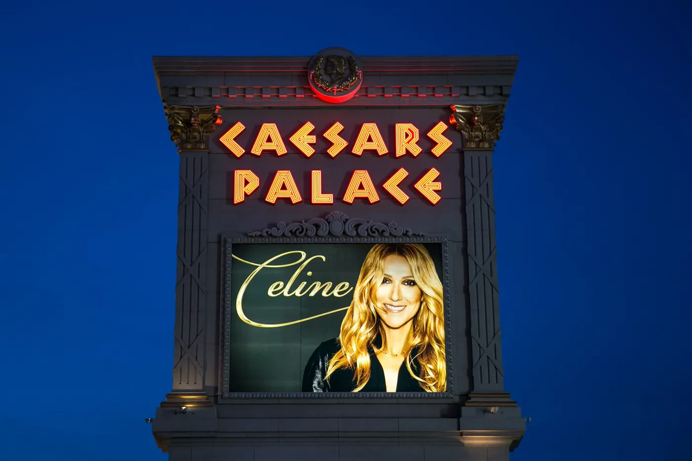 La chanteuse Céline Dion a donné plus de 700 concerts au Caesars Palace