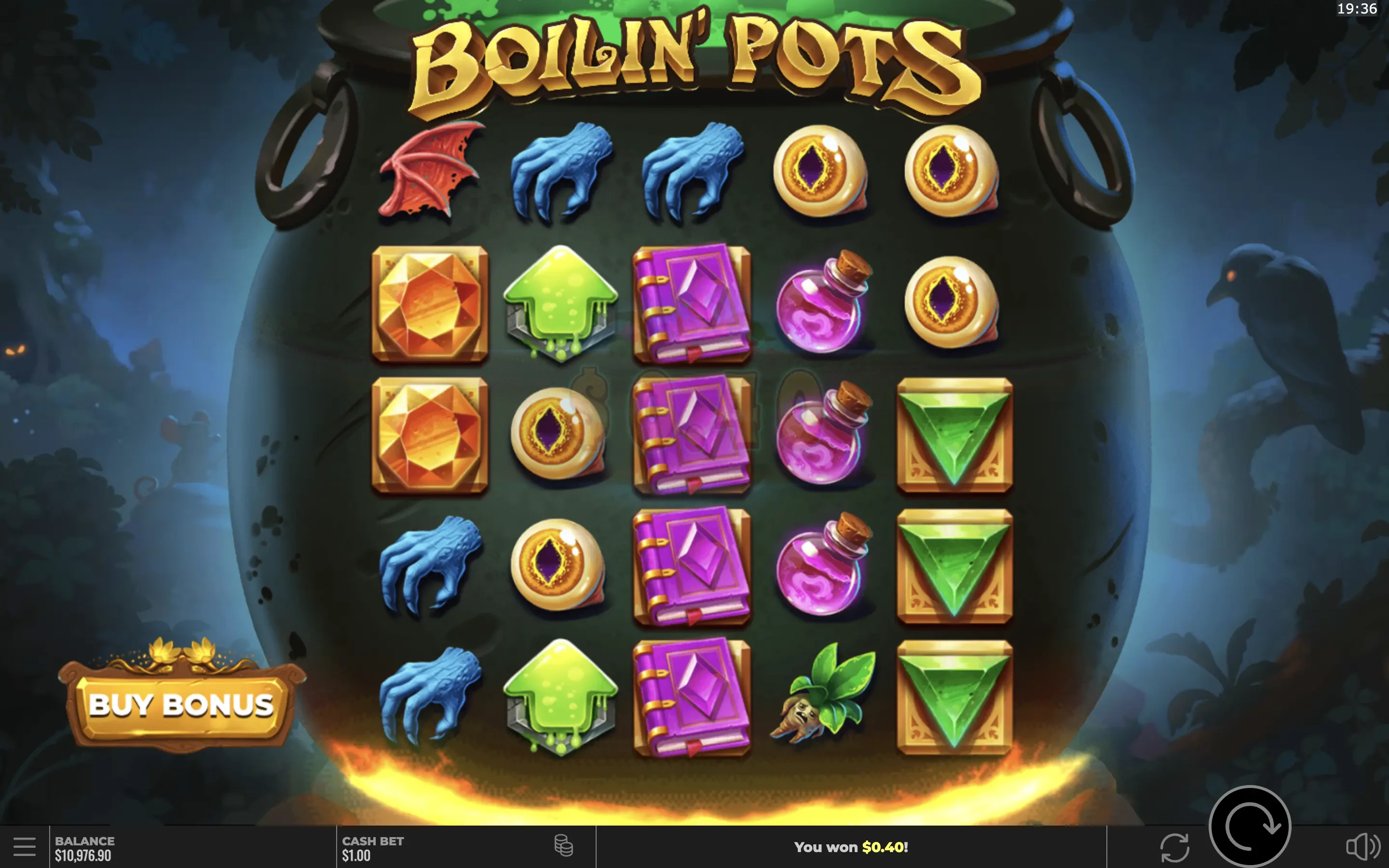 An example of a connection in Boilin' Pots