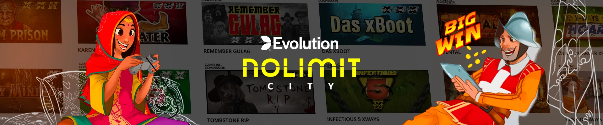 header nolimit city rachetÃ© par evolution