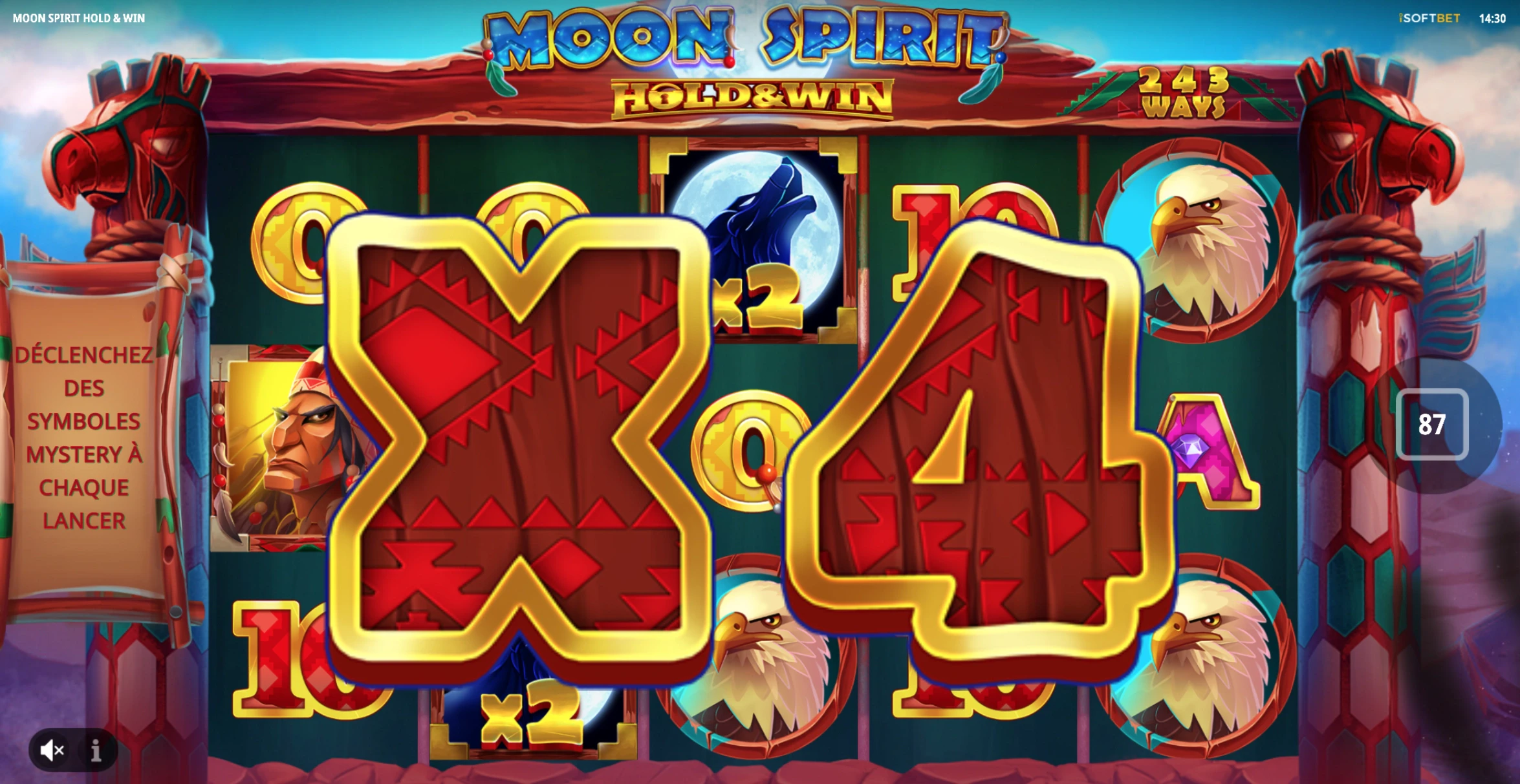 Fonctionnalité 2 Moon Spirit : hold and win
