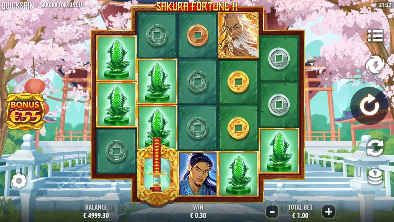 jeu de base sur la slot sakura fortune 2