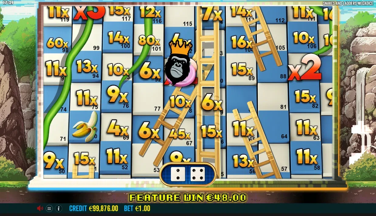 multiplicateurs bonus slot snakes and ladders megadice de pragmatic play