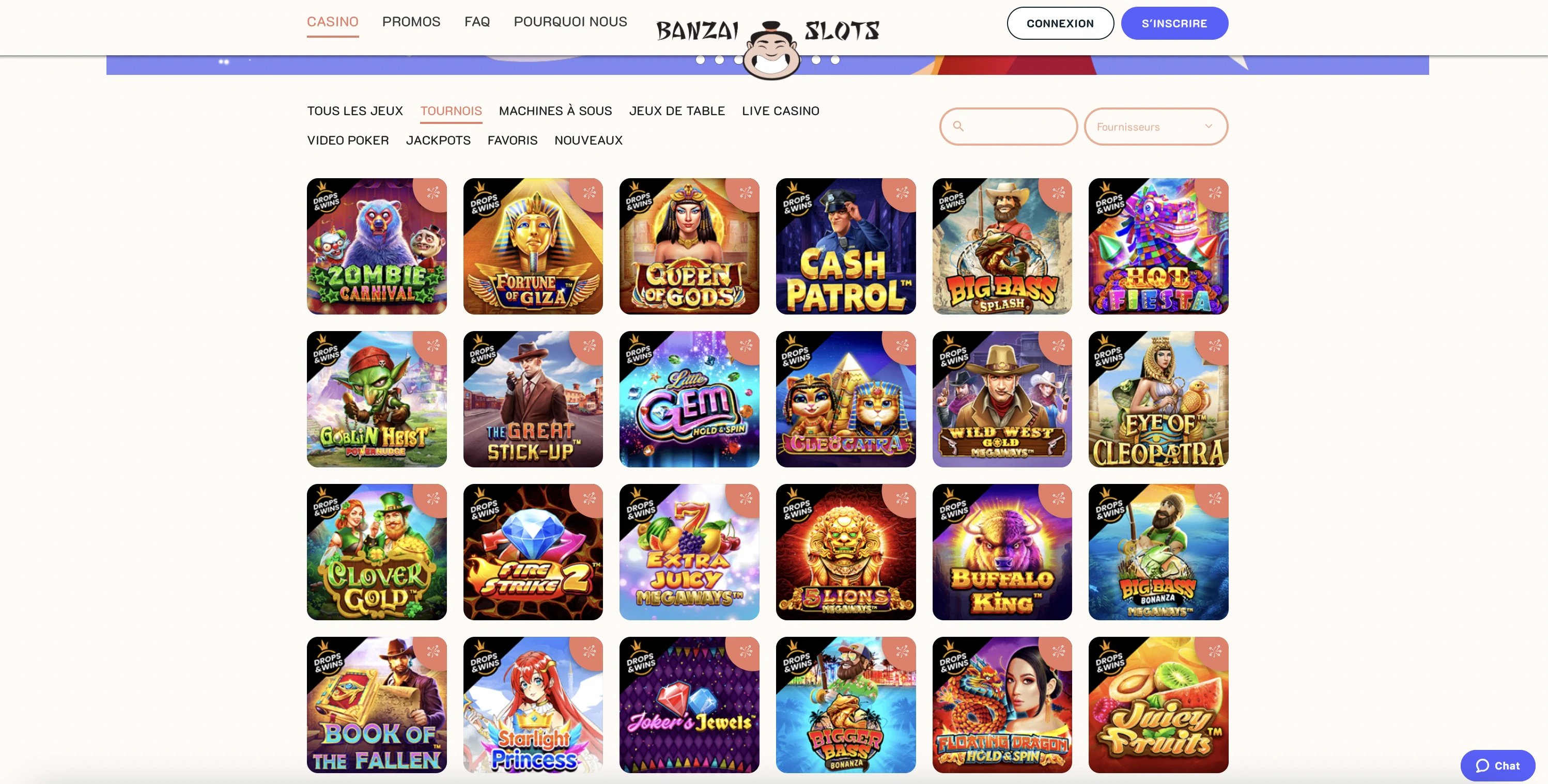 Banzai Slots est un casino en ligne qui met à votre disposition les meilleures machines à sous du marché. Chaque semaine, le catalogue des slots est également mis à jour