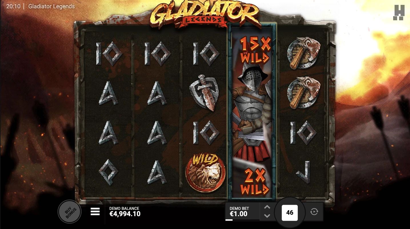 Fonctionnalité VS sur la machine a sous Gladiator Legends sur Hacksaw Gaming