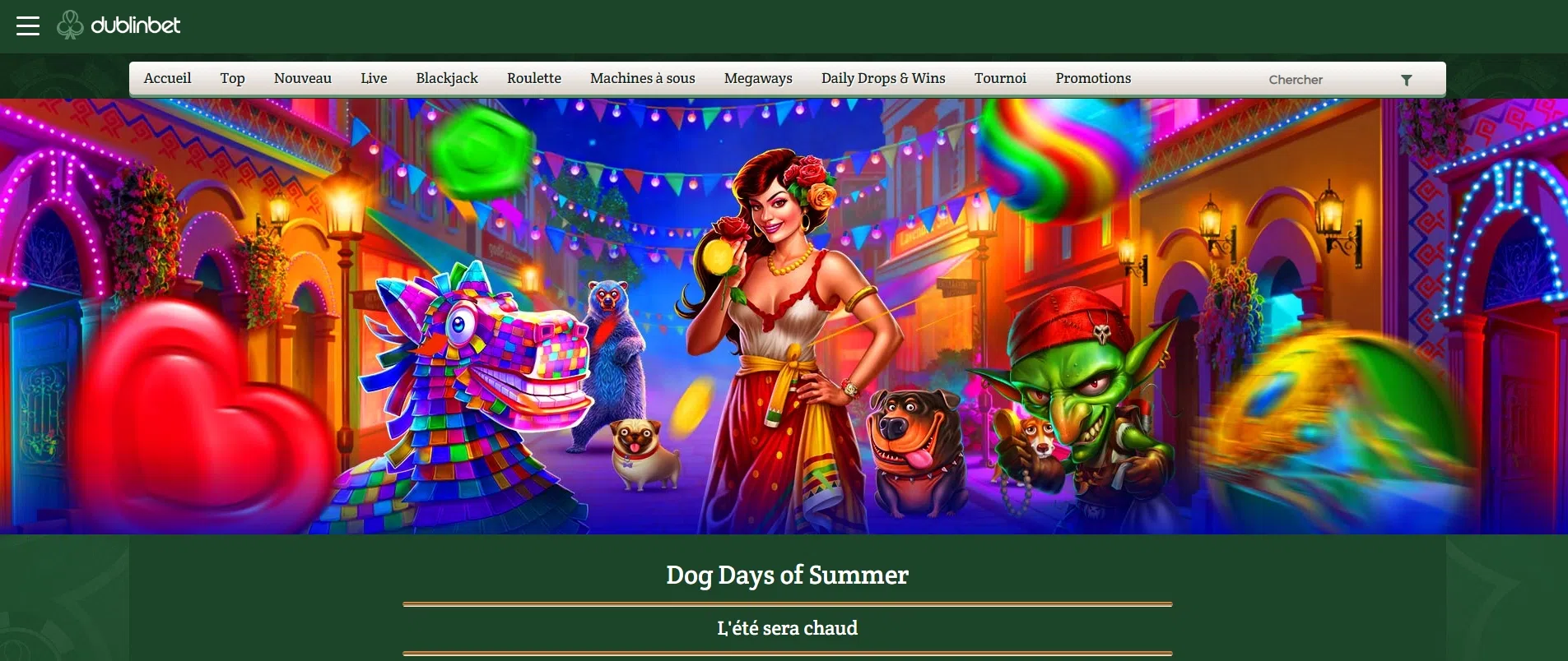 promotion de l’été sur le casino en ligne dublinbet